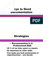 Keys to Good Documentation