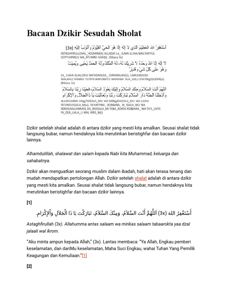 Bacaan Dzikir Sesudah Sholat.doc