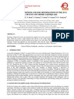 Geological Conditions and Soil Deformations in The July 17, 2007, Chuetsu Off-Shore Earthquake