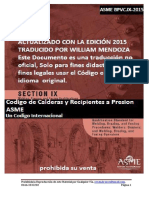 Código Asme, Sección Ix, Parte QW en Español-2015 (Ultima)