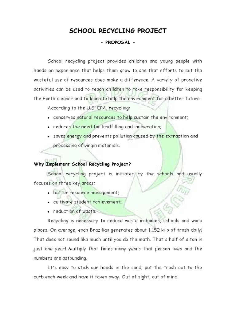 52173595SchoolRecyclingProjectPROPOSAL.docx Recycling