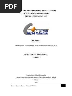 Contoh Template Bagian Depan Stmik Nusa Mandiri Rev2016