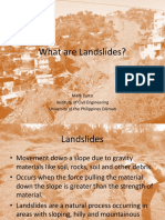 What Are Landslides?: Mark Zarco Institute of Civil Engineering University of The Philippines Diliman