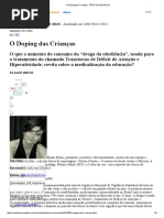 O Doping Das Crianças