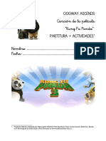 Kung Fu Panda 3 Actividades + Partitura