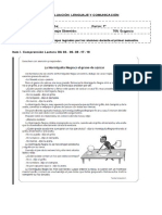 Evaluacion Semestral Lenguaje 1