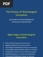 The Process of Technological Innovation: Successful Commercialization & Continuous Improvement