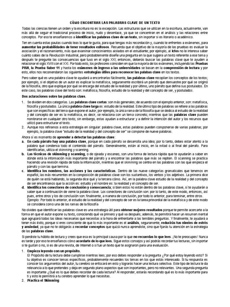 Palabras claves para un essay image