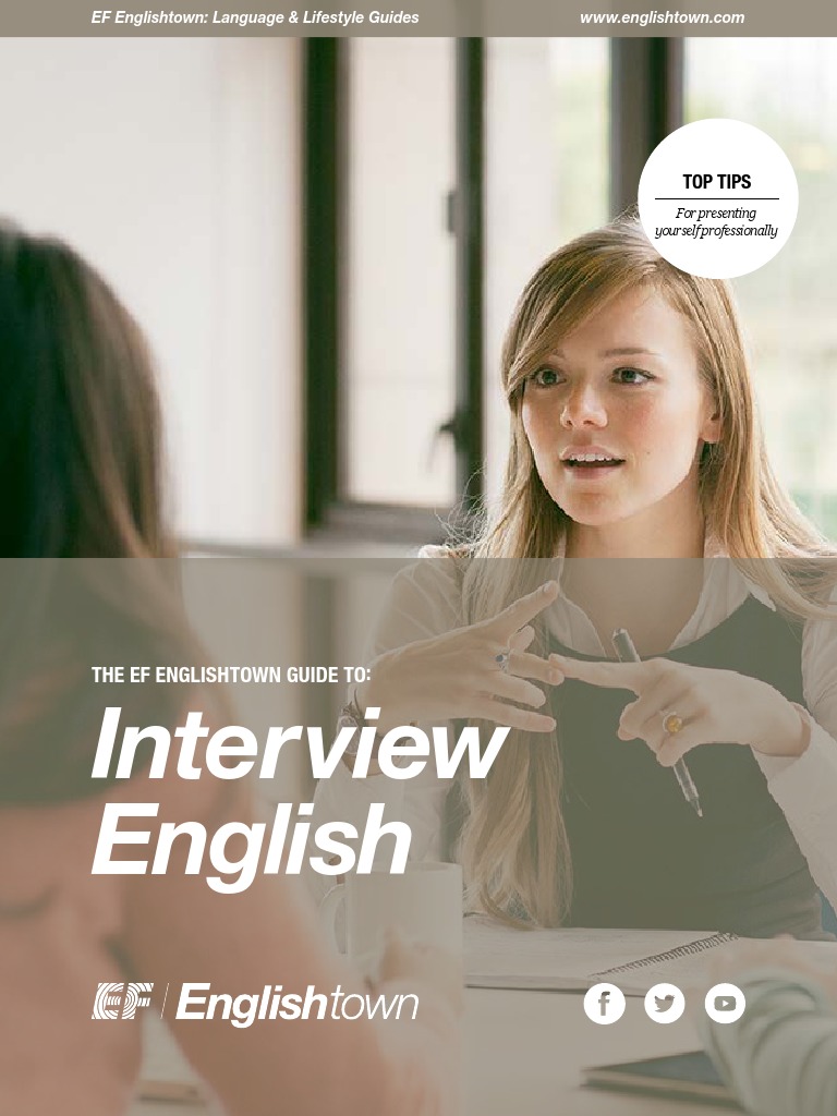 Interview English: The Ef Englishtown Guide To | PDF | Salary | English ...