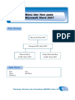 TIK Kelas 8. Bab 1. Menu Dan Ikon Pada Microsoft Word 2007 PDF