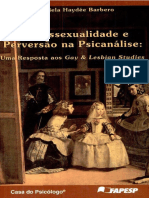BARBERO, Graciela Haydée - Homossexualidade e Perversão Na Psicanálise