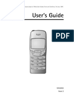 User's Guide: Electronic User's Guide Released Subject To "Nokia User's Guides Terms and Conditions, 7th June, 1998"