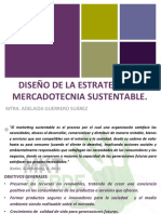 DISEÑO DE LA ESTRATEGIA DE MERCADOTECNIA SUSTENTABLE