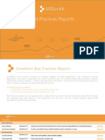 SPDocKit Best Practice Reports