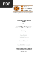 Download android summer training report by anshul patel SN356642164 doc pdf