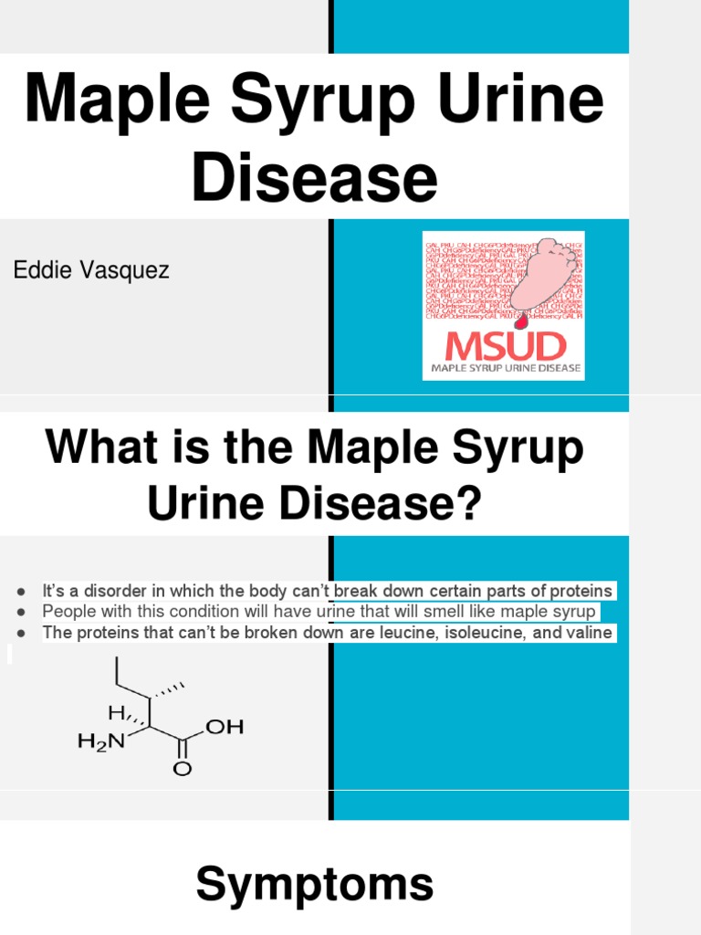 Maple Syrup Urine Disease Chromosome