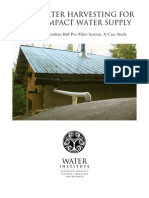 Roof Water Harvesting for a Low Impact Water Supply - Water Institute
