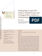 Zetlyn - Anthropology in and of The Archives PDF