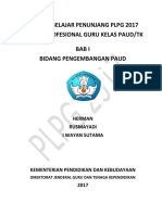 Bab I Bidang Pengembangan Paud