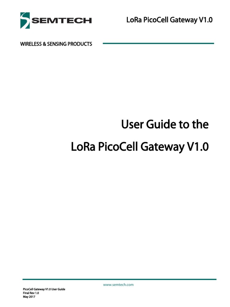 Picocell Gateway User Guide | PDF | Usb | Raspberry Pi