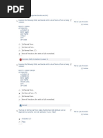 Section 6 Quiz: 1st Normal Form. 2nd Normal Form. 3rd Normal Form. ( ) None of The Above, The Entity Is Fully Normalised