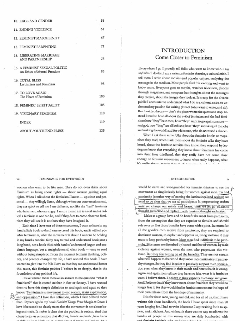 Bell hooks feminism is for everybody pdf pdf