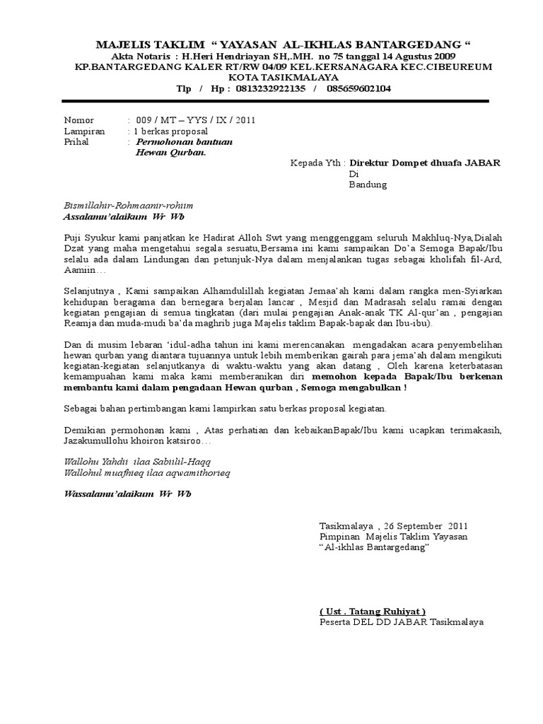 120937851 Contoh Proposal Qurban Doc