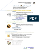 Requisitos 2017 de Inducciones ALIMENTOS S.A.