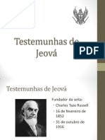 Seitas Protestantes - Doutrina Dos Testemunhas de Jeová