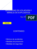 Seguridad en Voladura y Manejo de Explosivos