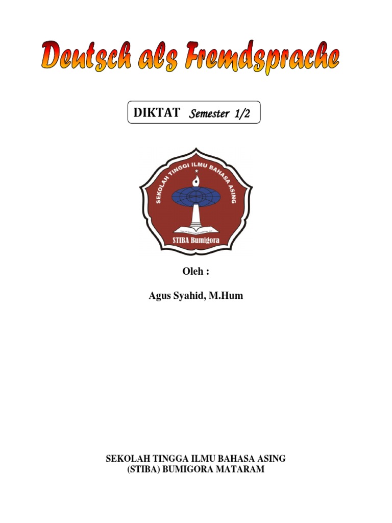 Modul Bahasa Jerman Semester 1 Dan 2