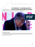 Luis Almagro Contra Maduro_ _La Disolución de La Asamblea de Venezuela Profundiza Golpe de Estado