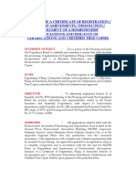 Hoa Procedures of Services PDF