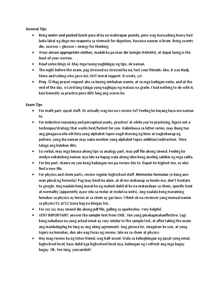 Essential Exam Preparation Tips | PDF