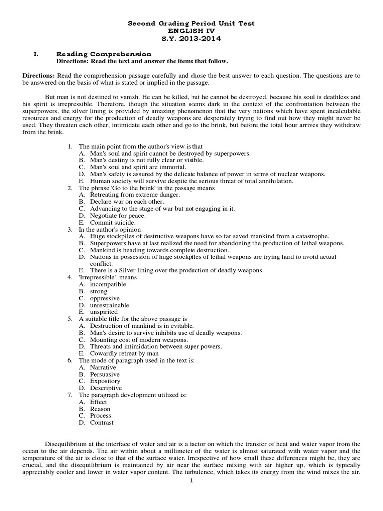 Common Verb Phrases for Exams | PDF | Heat | Atmosphere Of Earth