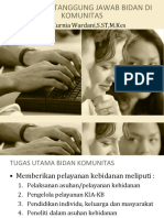 TUGAS DAN TANGGUNG JAWAB BIDAN DI KOMUNITASok PDF