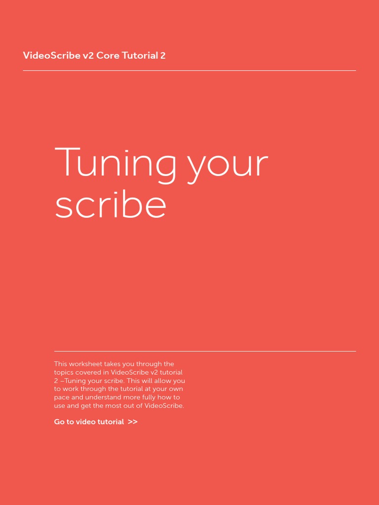 Tuning Your Scribe Videoscribe V2 Core Tutorial 2 Pdf