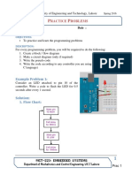 Embedded Systems Practice Problems