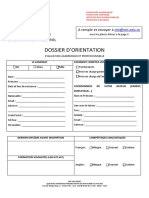 Dossier D'orientation MIT PDF