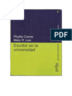 Creme, P., Lea, M.R. (2000) - Escribir en La Universidad PDF