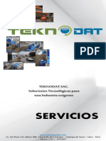 TEKNODAT Catalogo de Servicios Instalación de Tuberías Sin Zanja