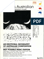 Ed. Ian Shanahan & Chris Dench - Sounds Australian No.34 (Winter 1992) - An Emotional Geography of Australian Composition OCR
