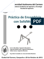 Practica de Diseno Con Solidworks PDF