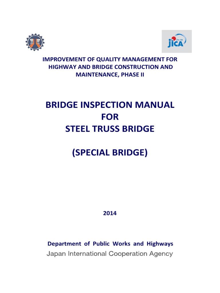 Steel Truss Bridge Inspection Manual | PDF | Bridge | Integrated Truss ...
