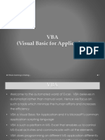 VBA (Visual Basic For Application) : Where Learning Is Sharing... 1