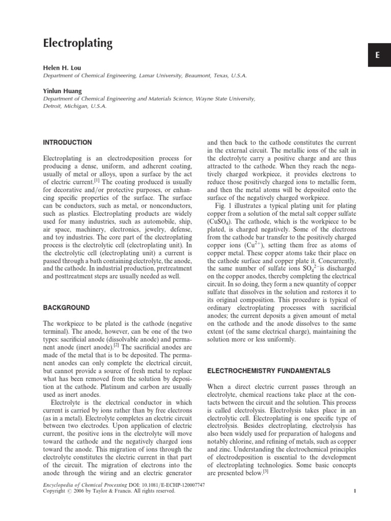 Electroplating 2 PDF PDF