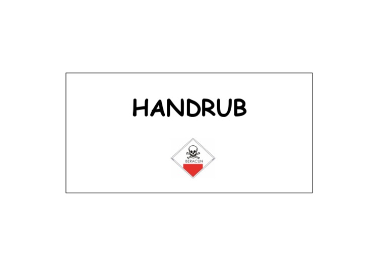 Label Handrub | PDF