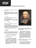 Fermat's Little Theorem