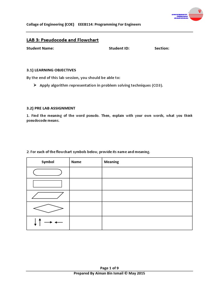 EEEB114 Worksheet 3 v1.1.pdf | Algorithms | Computer Programming