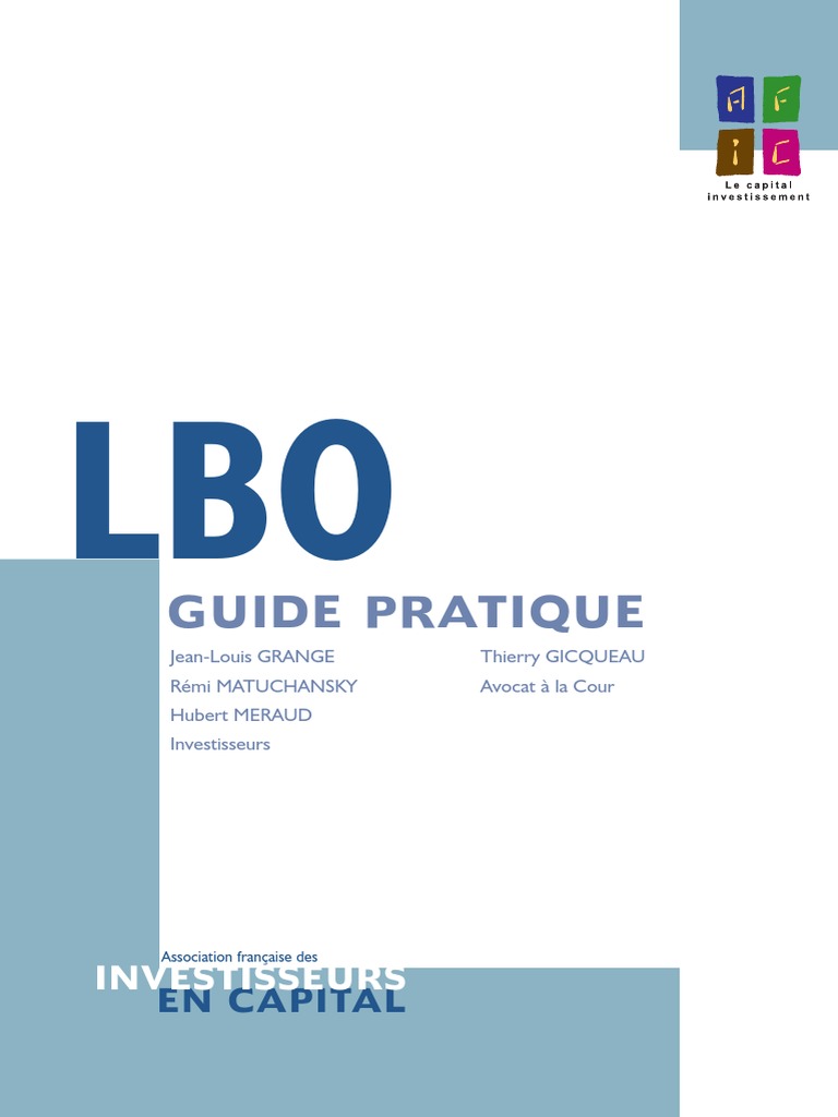 Guide pratique du LBO en entreprise | PDF | Achat à effet de levier ...